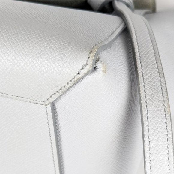 Celine Grey Grained Leather Micro Belt Bag Satchel - Picture 4 of 11